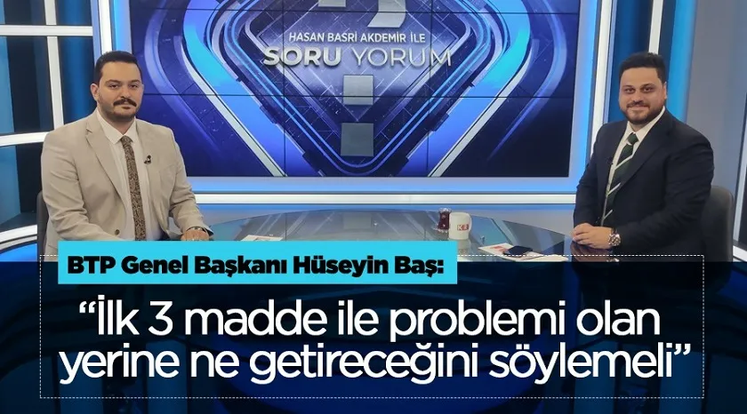 “İlk 3 madde ile problemi olan yerine ne getireceğini söylemeli”