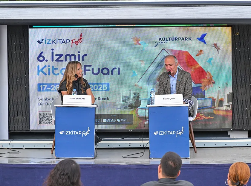 Emin Çapa ve Sema Soykan İZKİTAP’ta okuyucularla buluştu