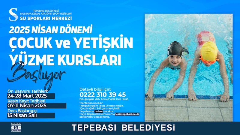 YÜZME KURSU İÇİN KAYITLAR BAŞLIYOR