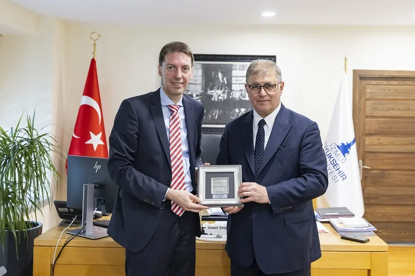 Başkan Tugay AB Türkiye Delegasyonu Başkan Yardımcısı Jurgis Vilcinskas’ı ağırladı