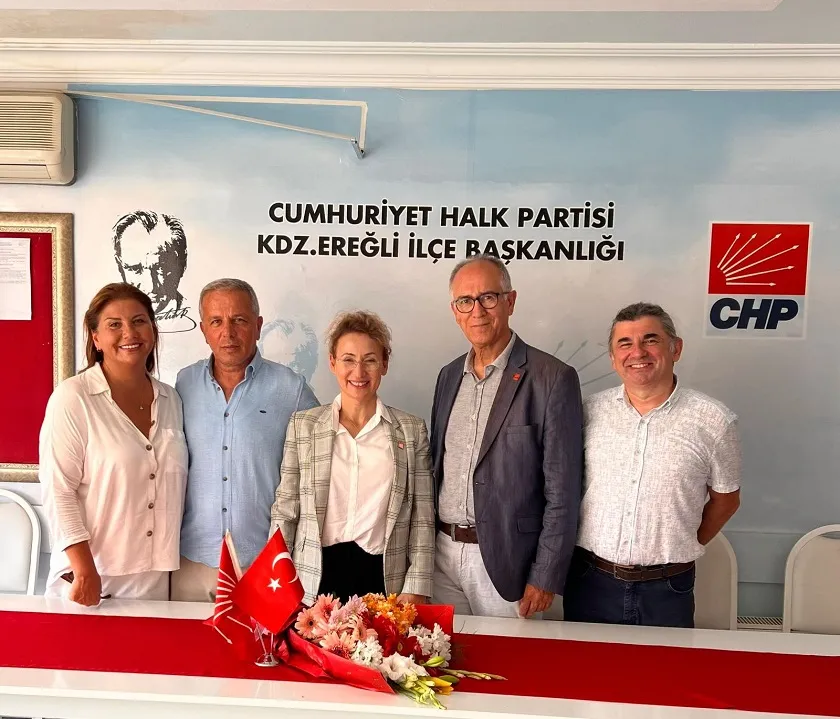 -CHP Karadeniz Ereğli’de tarihi kongre: Kadın başkan seçildi